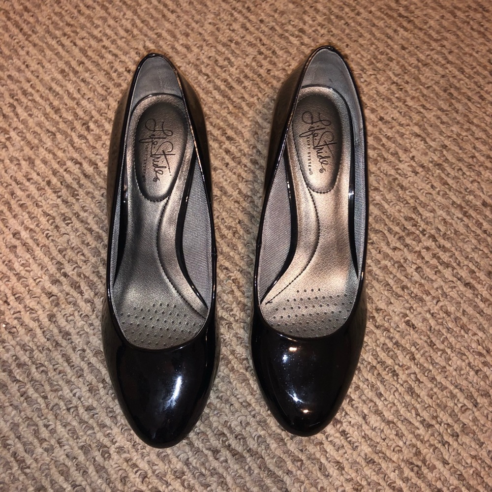 Black heels